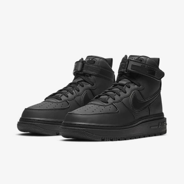 Nike Air Force 1 Boot Moški Superge Črna / Temno Siva / Bela | NK489IVO