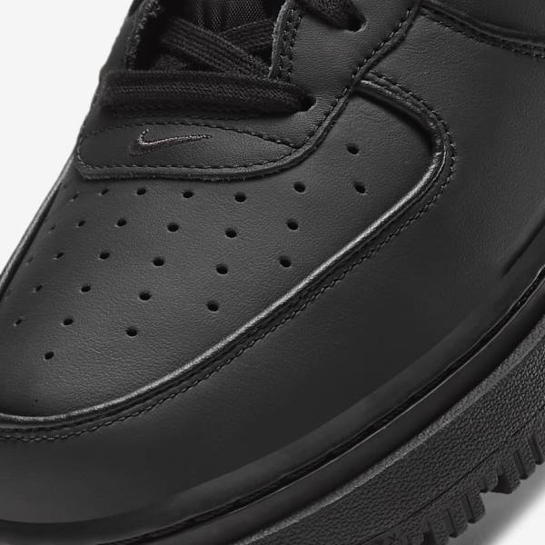 Nike Air Force 1 Boot Moški Superge Črna / Temno Siva / Bela | NK489IVO