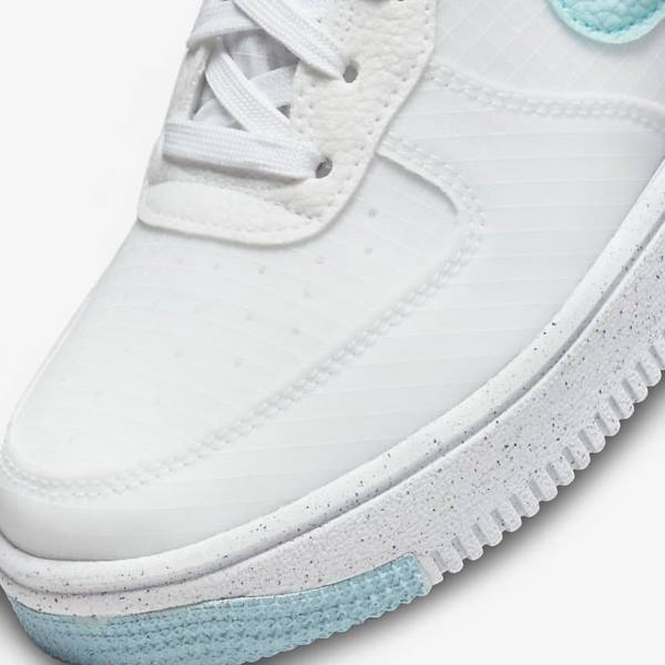 Nike Air Force 1 Crater Older Otroci Superge Bela / Modra | NK370NLS