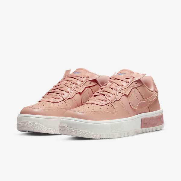 Nike Air Force 1 Fontanka Ženske Superge Bela / Rdeča Roza / Svetloba | NK302LRE