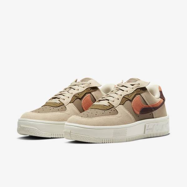 Nike Air Force 1 Fontanka Ženske Superge Bordo | NK746BTR