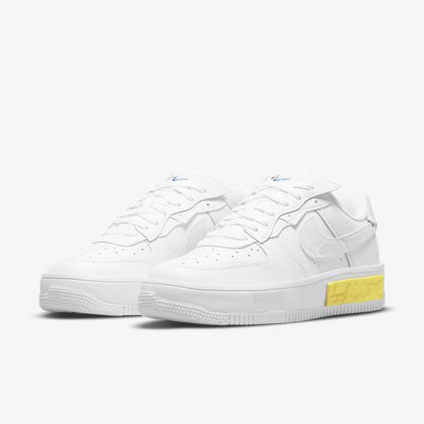 Nike Air Force 1 Fontanka Ženske Superge Bela / Rumena / Bela | NK789VOY