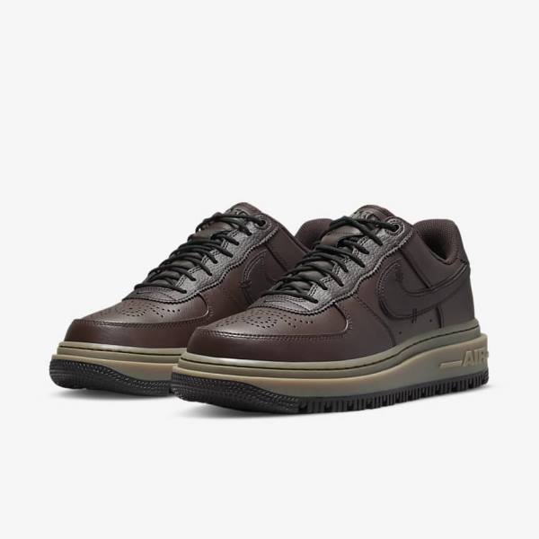 Nike Air Force 1 Luxe Moški Superge Rjav / Črna / Temno Rjav | NK098KQG