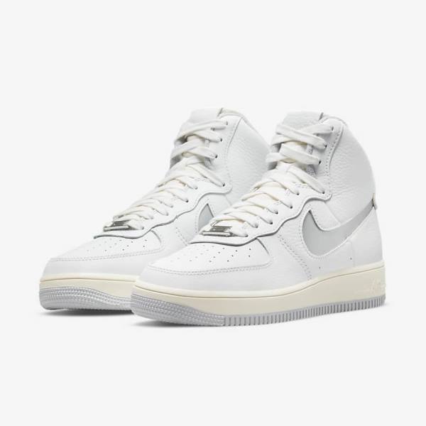 Nike Air Force 1 Sculpt Ženske Superge Bela / Srebrna | NK079LIZ