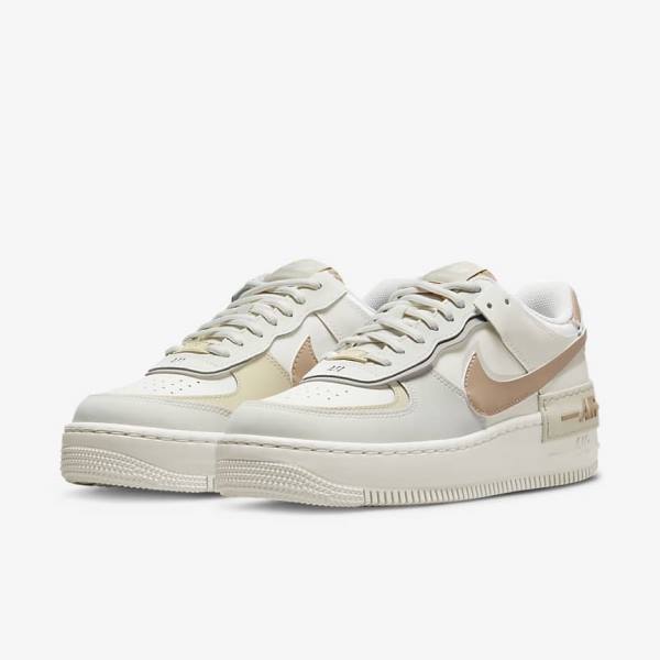 Nike Air Force 1 Shadow Ženske Superge Kaki / Svetloba Bež | NK261MAR