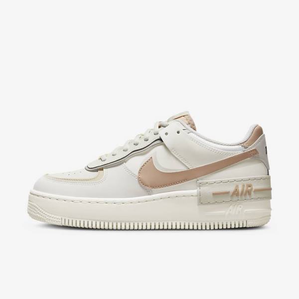 Nike Air Force 1 Shadow Ženske Superge Kaki / Svetloba Bež | NK261MAR