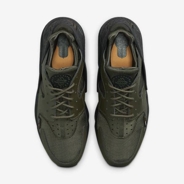 Nike Air Huarache Moški Superge Kaki / Črna / Zlato / Kaki | NK248HJA