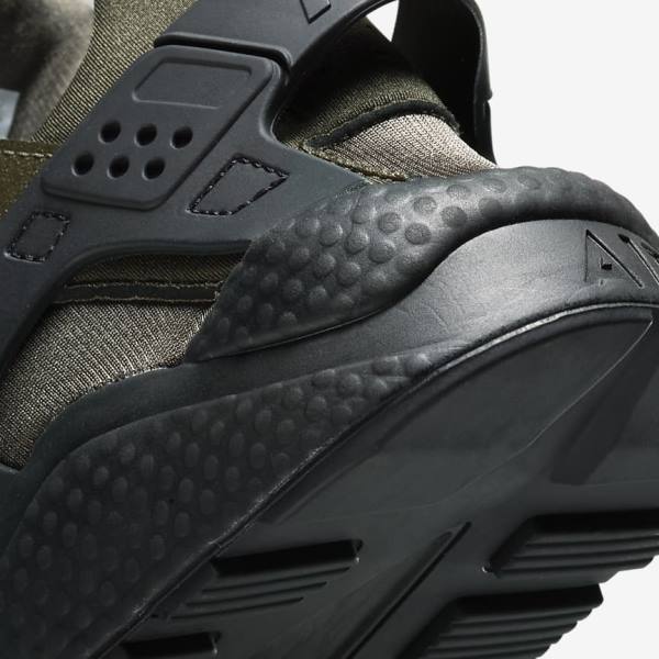 Nike Air Huarache Moški Superge Kaki / Črna / Zlato / Kaki | NK248HJA