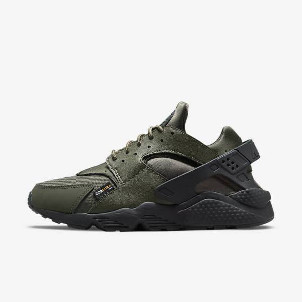 Nike Air Huarache Moški Superge Kaki / Črna / Zlato / Kaki | NK248HJA