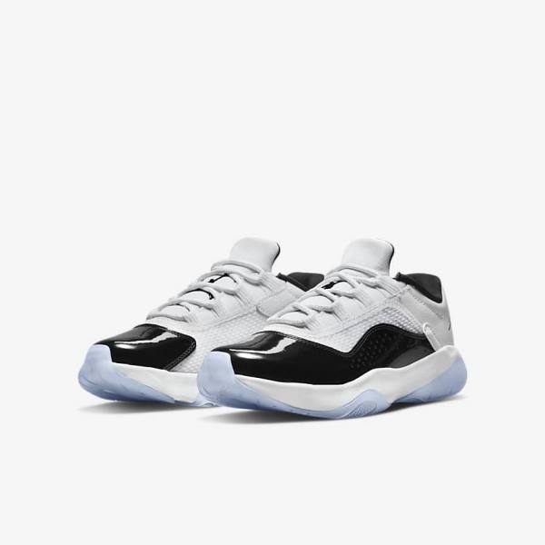 Nike Air Jordan 11 CMFT Low Older Otroci Superge Bela / Črna | NK154VFX