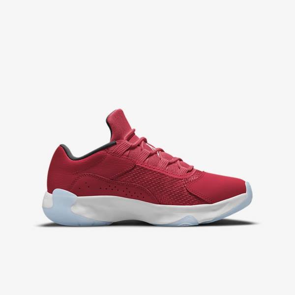 Nike Air Jordan 11 CMFT Low Older Otroci Jordan Čevlji Rdeča / Črna / Bela | NK310ZGF