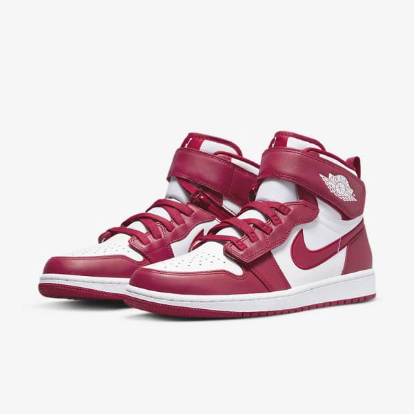 Nike Air Jordan 1 Hi FlyEase Moški Superge Rdeča / Bela | NK683HTO