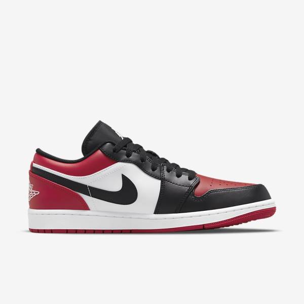 Nike Air Jordan 1 Low Moški Superge Rdeča / Črna / Bela | NK567DSK