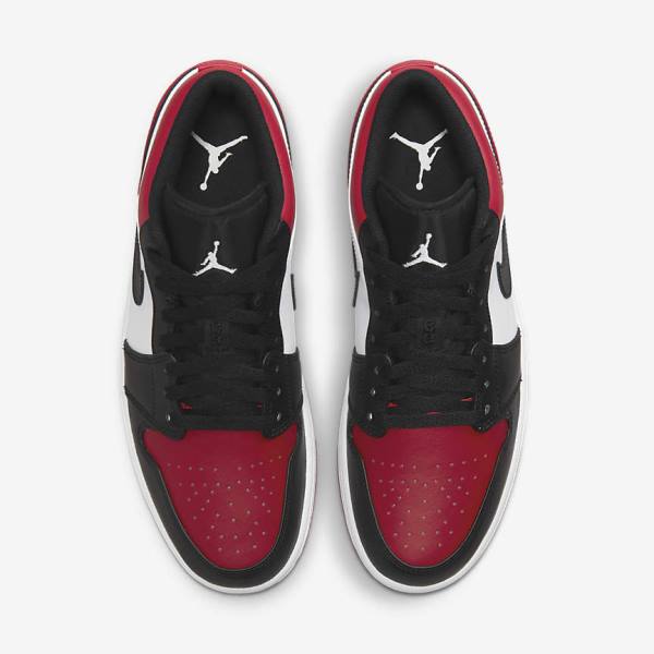 Nike Air Jordan 1 Low Moški Superge Rdeča / Črna / Bela | NK567DSK