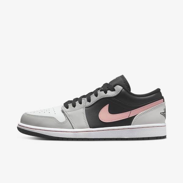 Nike Air Jordan 1 Low Moški Superge Črna / Siva / Bela / Koral | NK165VHU