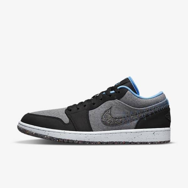 Nike Air Jordan 1 Low SE Moški Superge Siva / Črna / Modra | NK610DRF