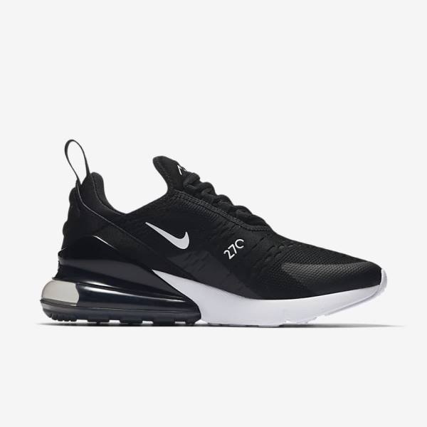 Nike Air Max 270 Ženske Superge Črna / Bela / Temno Siva | NK704MJT