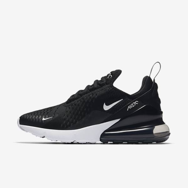 Nike Air Max 270 Ženske Superge Črna / Bela / Temno Siva | NK704MJT