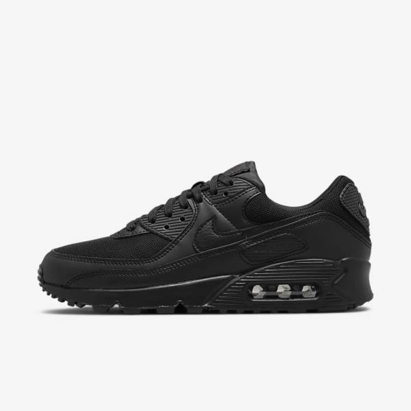 Nike Air Max 90 Ženske Superge Črna | NK734ESK