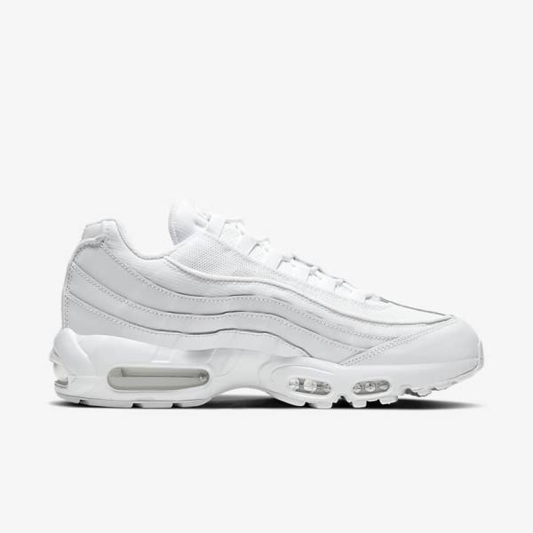 Nike Air Max 95 Essential Moški Superge Bela / Siva / Bela | NK420LXE