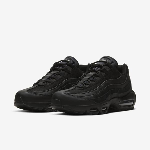 Nike Air Max 95 Essential Moški Superge Črna / Temno Siva | NK704UIR