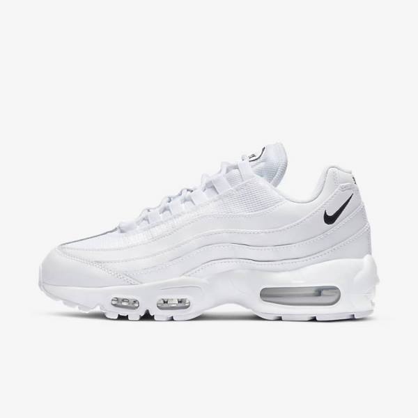 Nike Air Max 95 Essential Ženske Superge Bela / Črna | NK265VBD