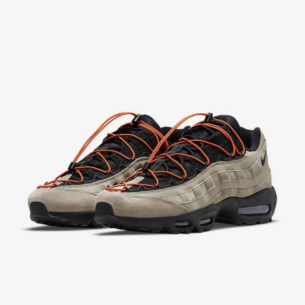 Nike Air Max 95 Moški Superge Kaki / Oranžna / Črna | NK065NWH