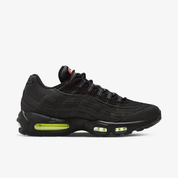 Nike Air Max 95 Moški Superge Črna / Modra / Svetloba Rdeča | NK157LYB