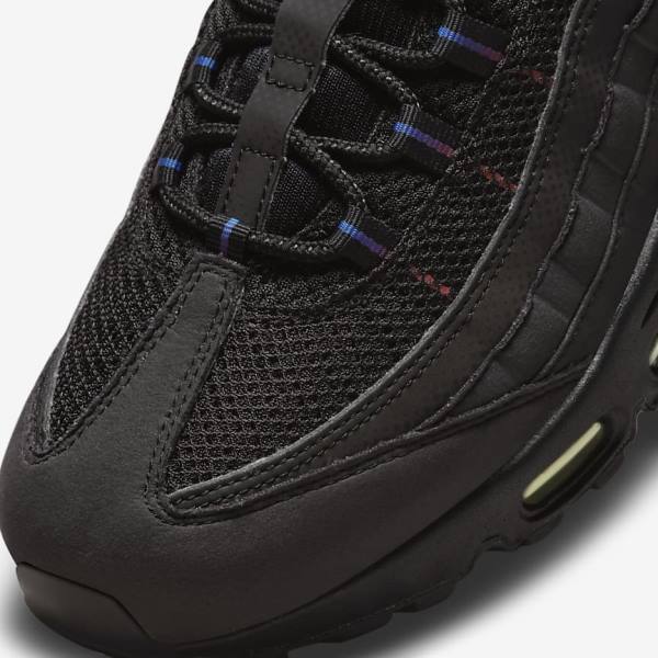 Nike Air Max 95 Moški Superge Črna / Modra / Svetloba Rdeča | NK157LYB