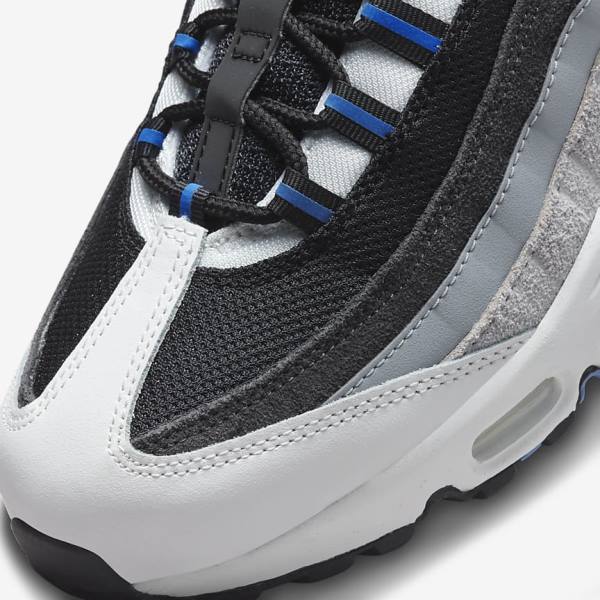 Nike Air Max 95 Moški Superge Črna / Temno Siva / Modra | NK197WDG