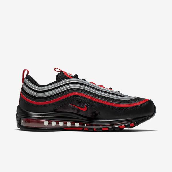 Nike Air Max 97 Moški Superge Črna / Kovinski Srebrna / Rdeča | NK403KVX