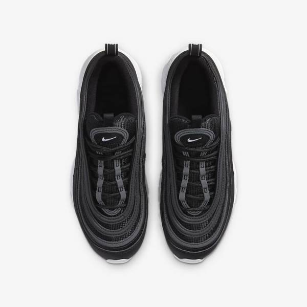 Nike Air Max 97 Older Otroci Superge Črna / Bela | NK561MCP