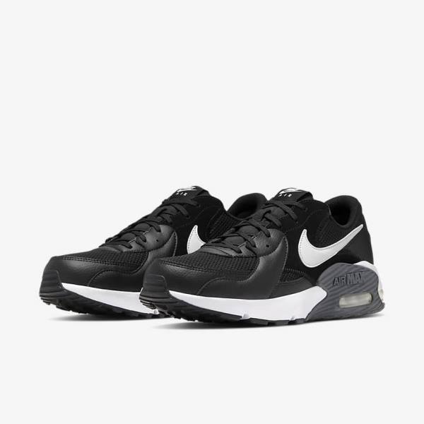 Nike Air Max Excee Moški Superge Črna / Temno Siva / Bela | NK384ZFL