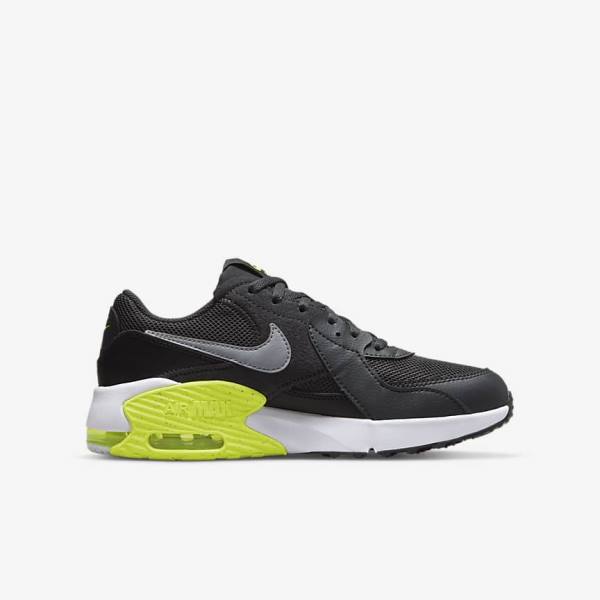 Nike Air Max Excee Older Otroci Superge Temno Siva / Črna / Siva | NK391CST