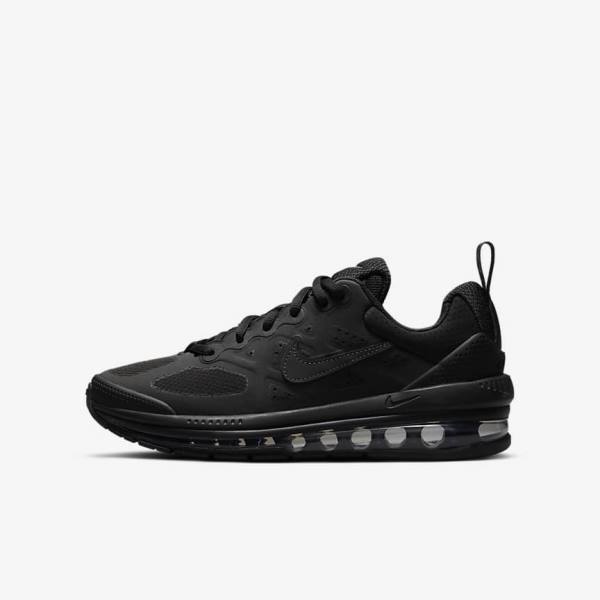 Nike Air Max Genome Older Otroci Superge Črna / Temno Siva | NK819SKH