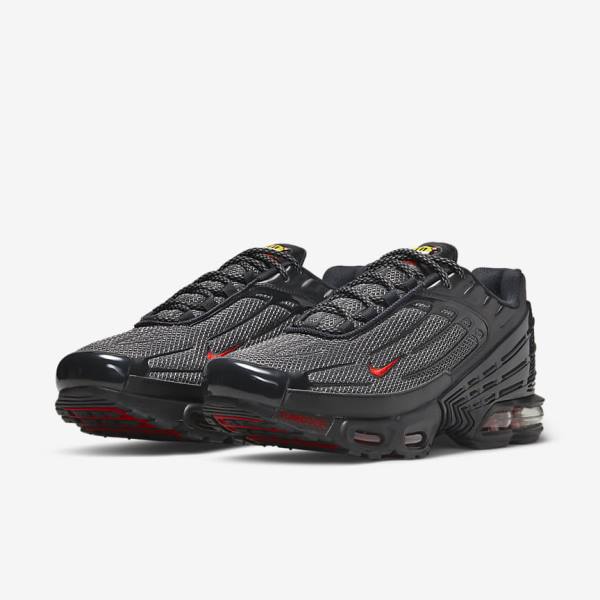 Nike Air Max Plus 3 Moški Superge Črna / Srebrna / Rdeča | NK975EXN