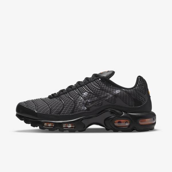 Nike Air Max Plus Moški Superge Črna / Oranžna / Siva / Bela | NK627WSY