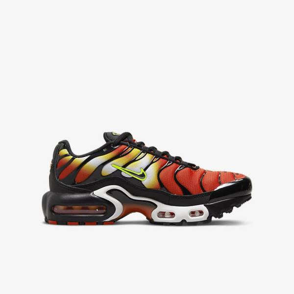 Nike Air Max Plus Older Otroci Superge Oranžna / Zlato / Črna | NK704NLC