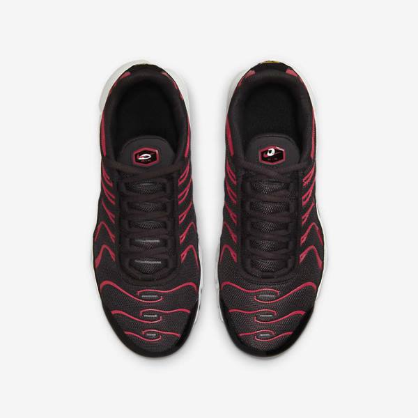 Nike Air Max Plus Older Otroci Superge Siva / Rdeča / Bela / Črna | NK527XMN