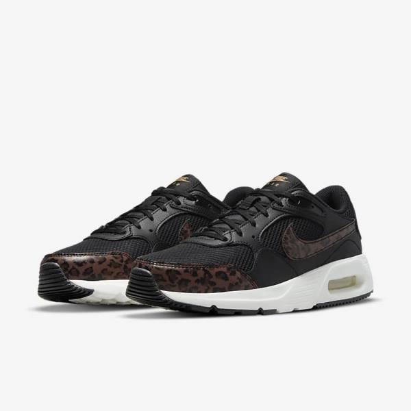 Nike Air Max SC Ženske Superge Črna / Kovinski Zlato / Rjav | NK189REV