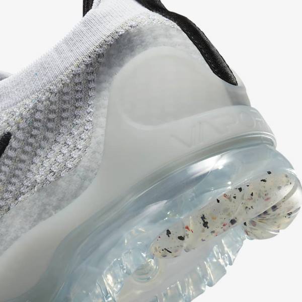 Nike Air VaporMax 2021 FK Moški Superge Bela / Črna / Kovinski Srebrna | NK071VDY