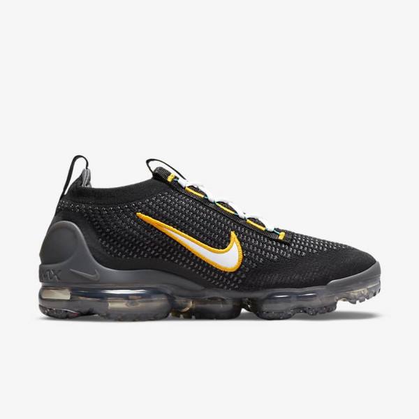 Nike Air VaporMax 2021 FK Moški Superge Črna / Zlato / Temno Siva / Bela | NK971MOG