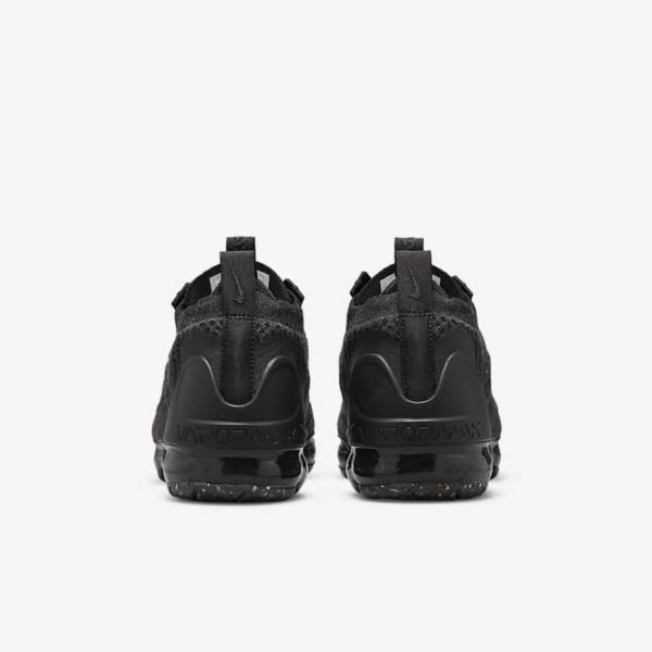 Nike Air VaporMax 2021 FK Older Otroci Superge Črna / Temno Siva | NK752OLV