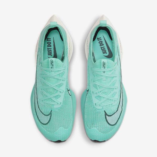 Nike Air Zoom Alphafly NEXT% Flyknit Road Racing Moški Tekaški Čevlji Oranžna / Črna | NK467JRP