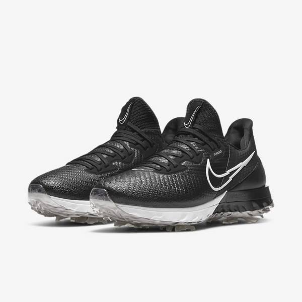 Nike Air Zoom Infinity Tour Moški Čevlji Za Golf Črna / Bela | NK394NKB