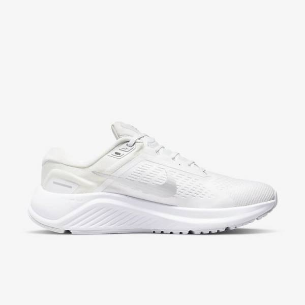 Nike Air Zoom Structure 24 Road Ženske Tekaški Čevlji Platina Platina | NK649KEZ