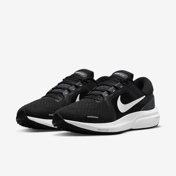 Nike Air Zoom Vomero 16 Road Moški Tekaški Čevlji Črna / Temno Siva / Bela | NK301HTQ