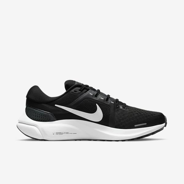 Nike Air Zoom Vomero 16 Road Ženske Tekaški Čevlji Črna / Temno Siva / Bela | NK034ZKB