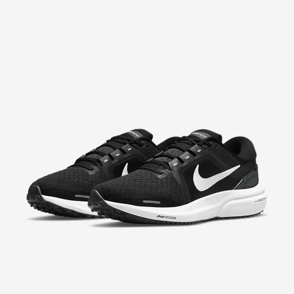 Nike Air Zoom Vomero 16 Road Ženske Tekaški Čevlji Črna / Temno Siva / Bela | NK034ZKB