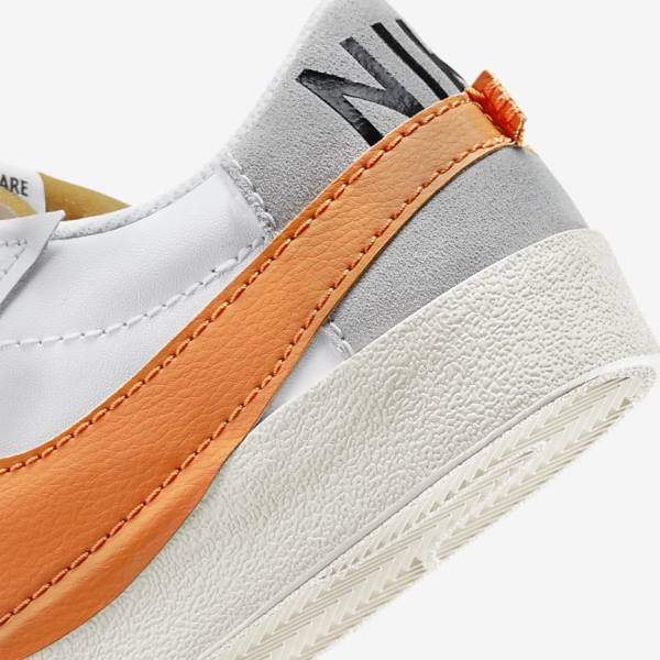 Nike Blazer Low 77 Jumbo Moški Superge Bela / Siva / Oranžna | NK235XOZ